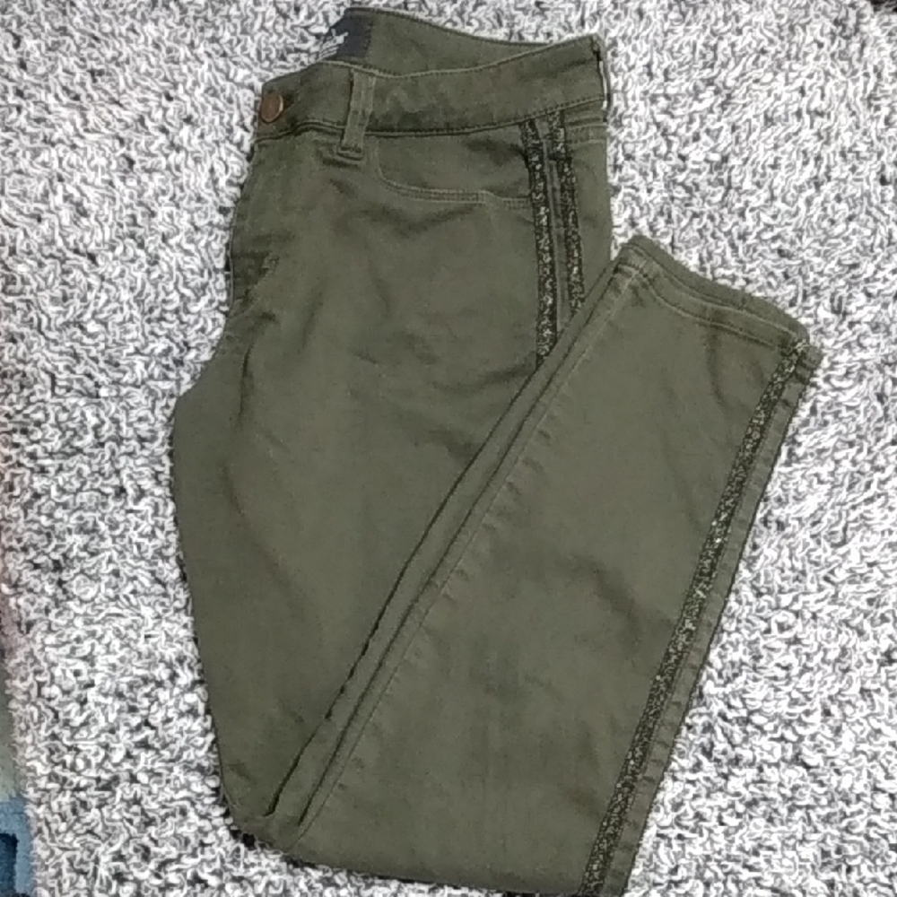 Jordache Women's Skinny Jeans in Olive